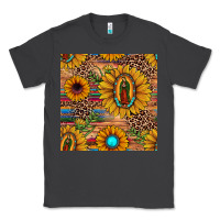 Smoke our lady of guadalupe sunflower  seamless pattern Classic Tee - JahusDesignShop