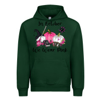 Forest Green in october we wear pink Urban Hoodie - RanaPortraitStore