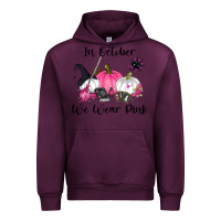 Mauve Wine in october we wear pink Urban Hoodie - RanaPortraitStore