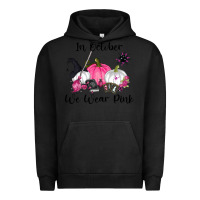 Pigment Black in october we wear pink Urban Hoodie - RanaPortraitStore