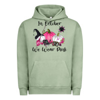 Pigment Oil Green in october we wear pink Urban Hoodie - RanaPortraitStore
