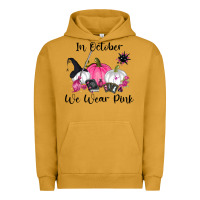 Pigment Peanut Butter in october we wear pink Urban Hoodie - RanaPortraitStore