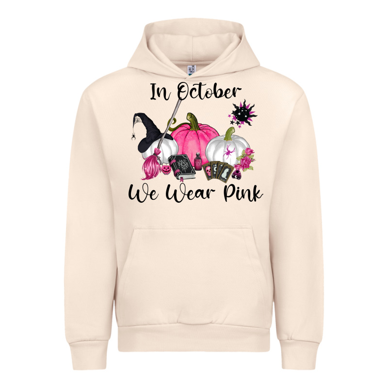 In October We Wear Pink Urban Hoodie by RanaPortraitStore | Teevron