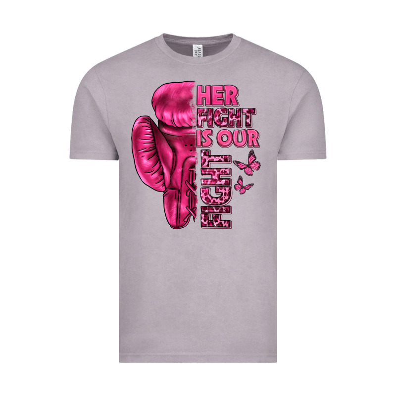 Her Fight Is Our Fight Cancer Vintage Tee by texasbilliewilder | Teevron