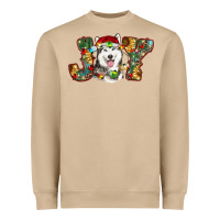 Mushroom husky christmas joy Heavyweight Sweatshirt - RanaPortraitStore