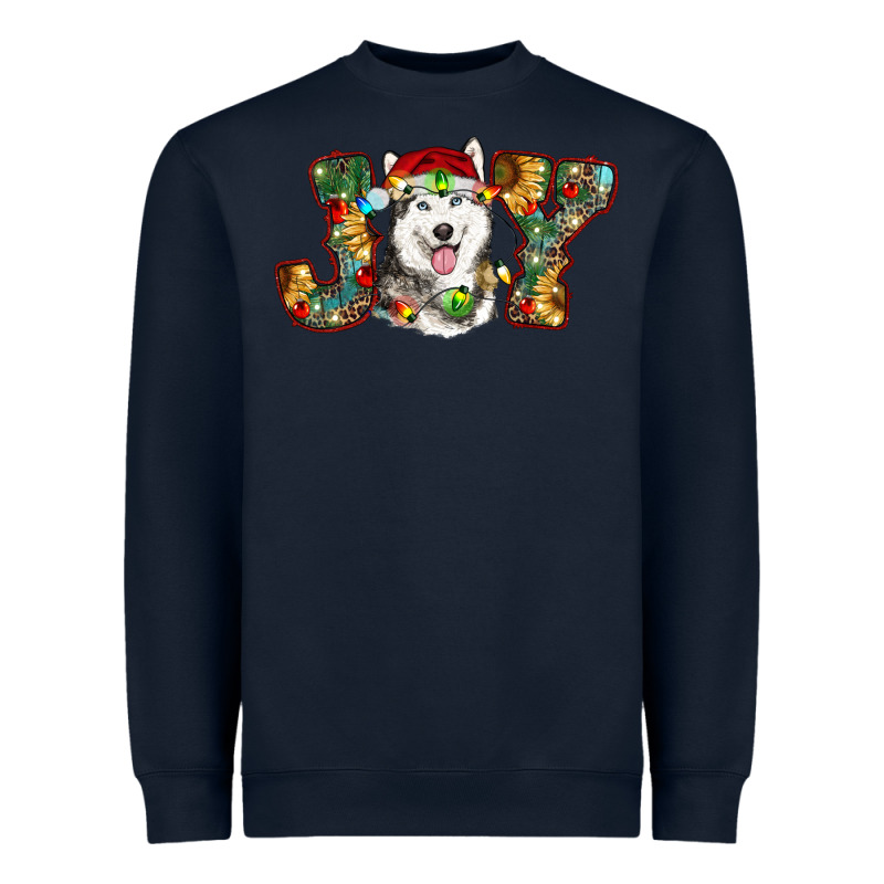 Husky Christmas Joy Heavyweight Sweatshirt by RanaPortraitStore | Teevron