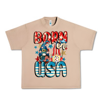 Burro Born in USA gnomes 4th of July Urban Heavy Tee - CowGirlArtShop