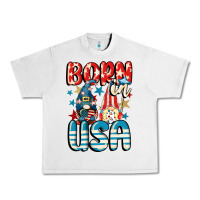 Lunar Rock Born in USA gnomes 4th of July Urban Heavy Tee - CowGirlArtShop
