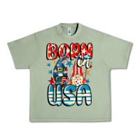 Born In Usa Gnomes 4th Of July Urban Heavy Tee | Teevron