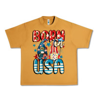 Peanut Butter Born in USA gnomes 4th of July Urban Heavy Tee - CowGirlArtShop