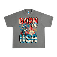 Tornado Born in USA gnomes 4th of July Urban Heavy Tee - CowGirlArtShop