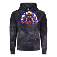 Cloud Black America rainbow Vintage Hoodie - texasbilliewilder
