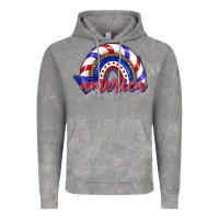 Cloud Rock America rainbow Vintage Hoodie - texasbilliewilder
