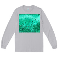 Moon Dust green glitter Long Sleeve Tee - JahusDesignShop