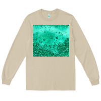 Mushroom green glitter Long Sleeve Tee - JahusDesignShop