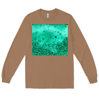 Toasted Coconut green glitter Long Sleeve Tee - JahusDesignShop