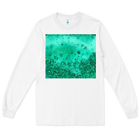 White green glitter Long Sleeve Tee - JahusDesignShop