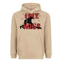Mushroom free hugs Heavyweight Hoodie - MaliasSmallBusiness