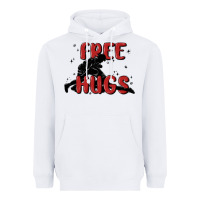 White free hugs Heavyweight Hoodie - MaliasSmallBusiness