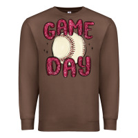 Chestnut game day baseball Premium Sweatshirt - MaliasSmallBusiness