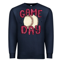 Navy game day baseball Premium Sweatshirt - MaliasSmallBusiness
