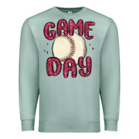 Seafoam game day baseball Premium Sweatshirt - MaliasSmallBusiness