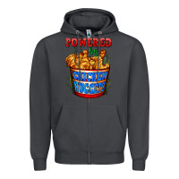 Smoke powered by chicken nuggets Zipper Hoodie - AdoDesignShop