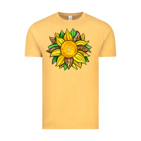 Vintage Mustard lemon sunflower Vintage Tee - Zillion Design Studio