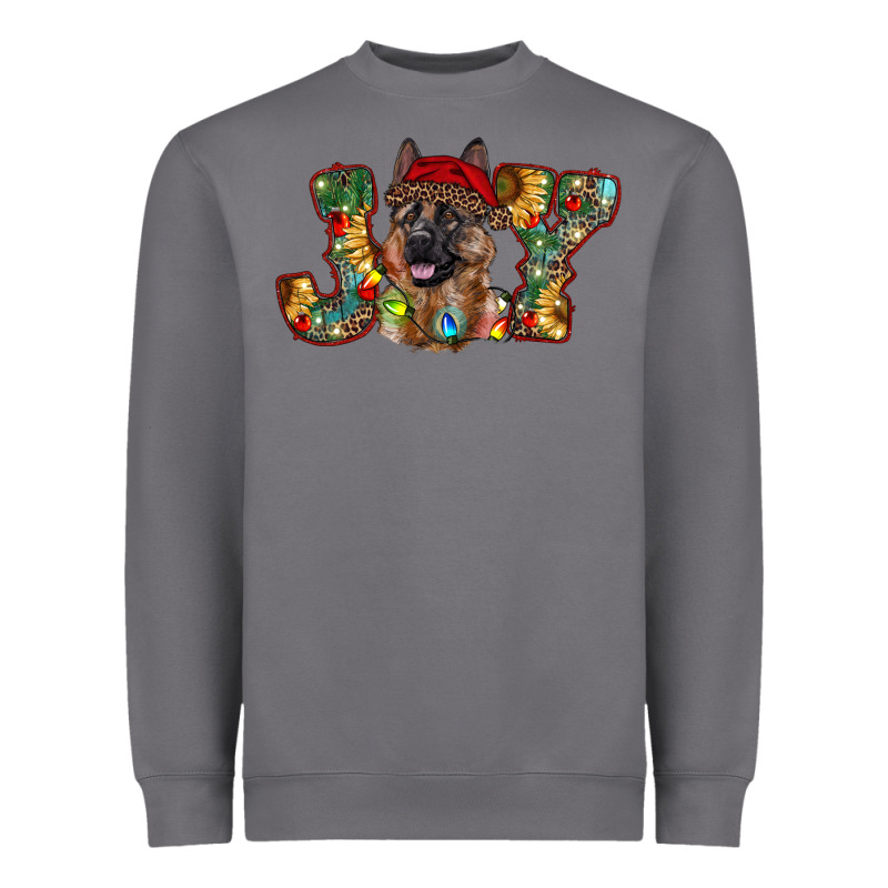 German Shepherd Christmas Joy Heavyweight Sweatshirt by RanaPortraitStore | Teevron