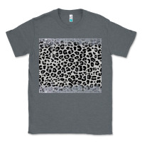 Charcoal Heather grey leopard Classic Tee - JahusDesignShop