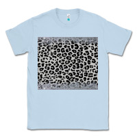 Dusty Blue grey leopard Classic Tee - JahusDesignShop
