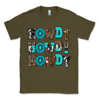 Army Green howdy howdy howdy Classic Tee - AdoDesignShop