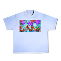 Grape Ice crab and starfish  cup Urban Heavy Tee - BarkalooDesign