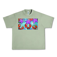 Oil Green crab and starfish  cup Urban Heavy Tee - BarkalooDesign