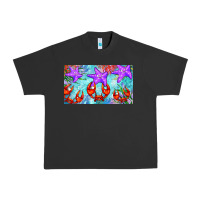 Pigment Black crab and starfish  cup Urban Heavy Tee - BarkalooDesign