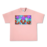 Salmon crab and starfish  cup Urban Heavy Tee - BarkalooDesign