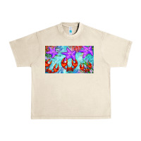 Sandshell crab and starfish  cup Urban Heavy Tee - BarkalooDesign
