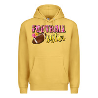 Antique Gold football sister Premium Hoodie - BundleAndBundleShop