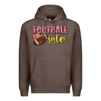 Coffee football sister Premium Hoodie - BundleAndBundleShop