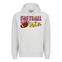 Dove Grey football sister Premium Hoodie - BundleAndBundleShop