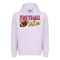 Lilac football sister Premium Hoodie - BundleAndBundleShop