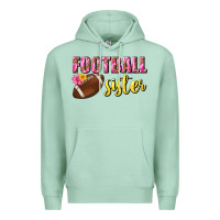 Seafoam football sister Premium Hoodie - BundleAndBundleShop