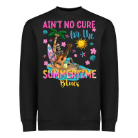Black aint no cure for the summer time blues Heavyweight Sweatshirt - texasbilliewilder