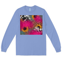 Colony Blue pink glitter leopard cowhide Long Sleeve Tee - JahusDesignShop