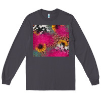 Smoke pink glitter leopard cowhide Long Sleeve Tee - JahusDesignShop