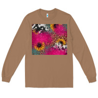 Pink Glitter Leopard Cowhide Long Sleeve Tee | Teevron