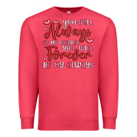Cardinal you will always be my forever you will forever be Premium Sweatshirt - MaliasSmallBusiness