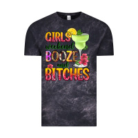 Cloud Black girls weekend booze and bitches Vintage Tee - Zillion Design Studio