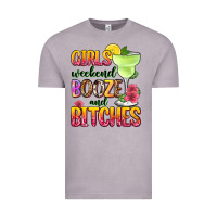Vintage Zinc girls weekend booze and bitches Vintage Tee - Zillion Design Studio