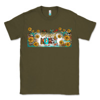 Army Green blessed nurse libbey glass Classic Tee - BundleAndBundleShop